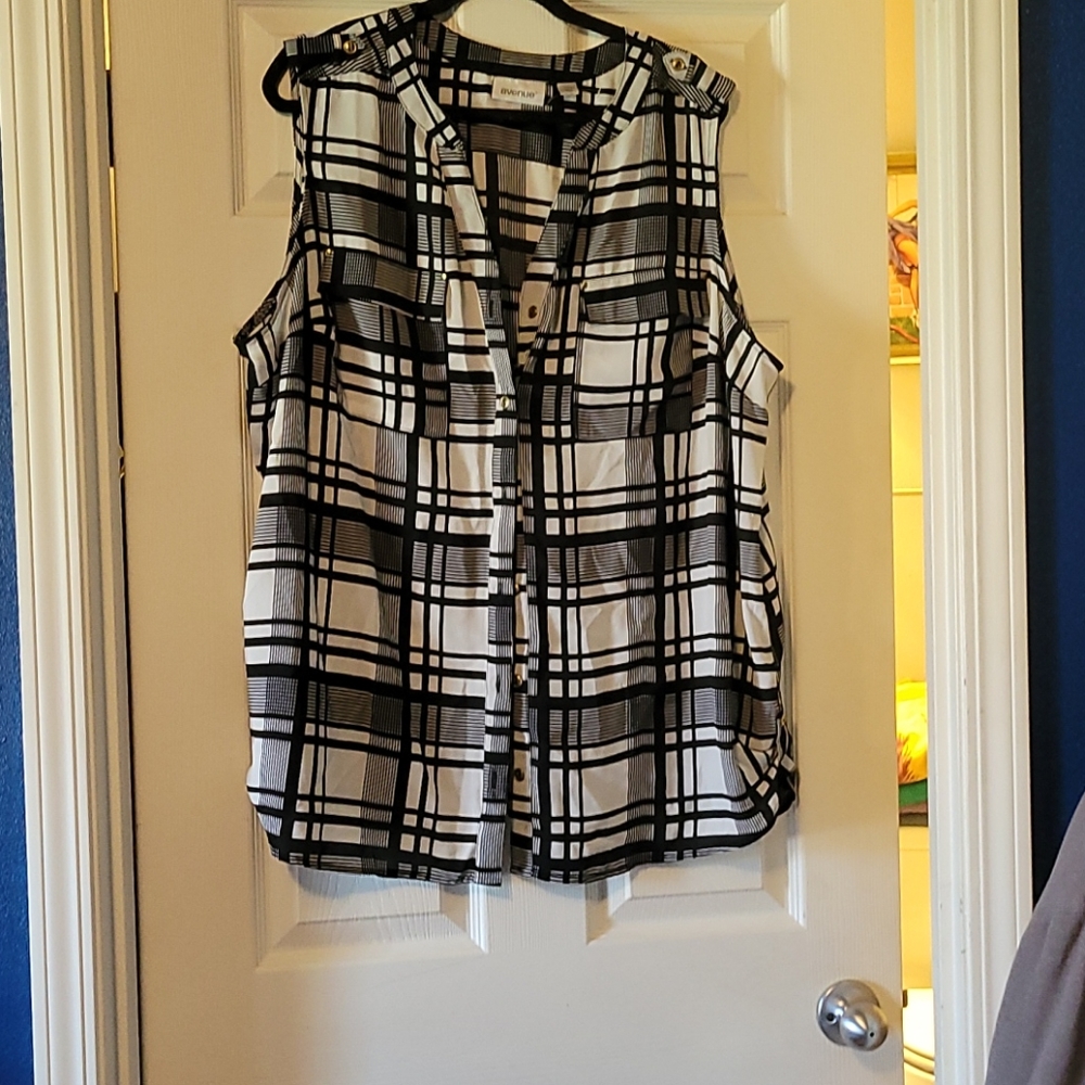 Plaid tank top